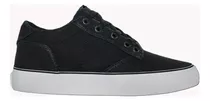 Zapatillas Urbanas Negras Con Suela Blanca