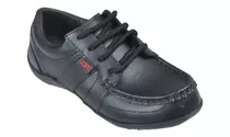 Zapatos Colegial Náuticos Cordon Cuero Kids Plumitas (3797)