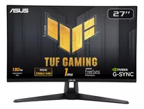 Monitor Asus Tuf Gaming Vg27aq3a 2k, Ips, 180hz 1ms Freesync Color Negro