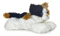 Peluche Aurora Mini Flopsie Gato Blanco Manchado Gatito