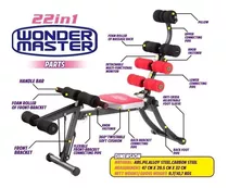 Maquina De Ejercicios, Wonder Master, 22 En 1,abdominales,