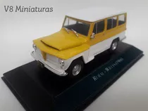 Miniatura Rural Willys 1968 Amarela E Branca Customizada