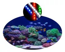 Kit Lâmpada 80cm Barra Tubo Led Iluminação Aquário Peixes