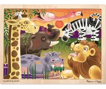 Rompecabezas 24 Pz Llanuras Africanas Melissa & Doug