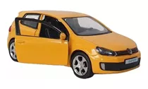 Miniatura Golf Gti Volkswagen Preto Escala 1/32 Rmz 