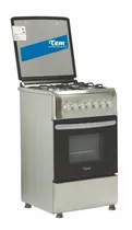 Cocina Tem Maia A Gas/eléctrica 4 Hornallas  Acero Espejado 220v - 240v Puerta Con Visor 52l