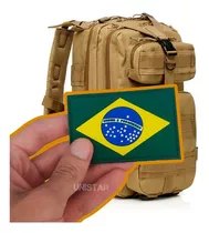 Mochila Militar Tática 40 Litros Impermeável Br Borracha Cor Cáqui