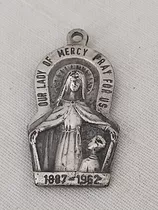 Antigua Medalla De La Virgen 75 Aniversario 