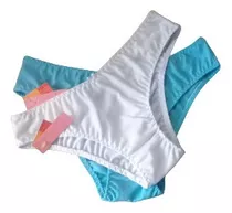  Panties Bikinis Blumas Algodón S-m-l-xl-2xl Precio X Und