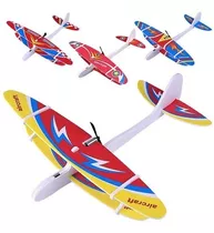 3 Avion Motor Recargable Luz Sonido Aeroplano Aeronave Plane