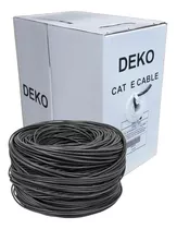 Caixa De Cabo De Rede Cat5e Cmx 305m 4 Pares Trançados Deko