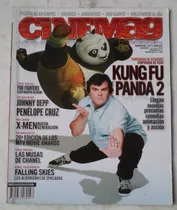 Revista Cinemag N° 39 Capa Kung Fu Panda 2 Em Espanhol