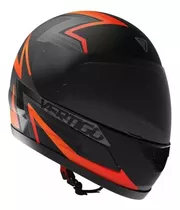 Casco P/moto Vertigo Hk7 Bolt Naranja/negro Talle Xl