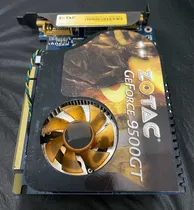 Placa De Vídeo Zotac Geforce 9500gt 1gb Ddr2 128bit Pci 2.0