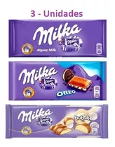 Kit 3 Un. Chocolate Milka 100g Importado - Vários Sabores