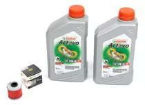 Kit Service Filtro Aceite + Actevo 10w40 Honda Crf 450 04-10