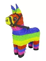 Piñata Fiesta Mexicana Papel Estrella Burro De Colores