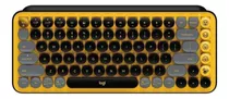 Teclado Bluetooth Logitech Pop Keys Qwerty Brown Blast