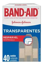 Johnson Band-aid Curitas Banditas Apósitos Transparentes 40u