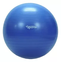 Balón Fisioterapia Pilates 65 Cm Uso Profesional Color Azul