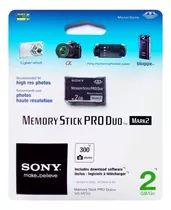 Cartão De Memória Memory Stick Pro Duo 2gb / Câmera Sony