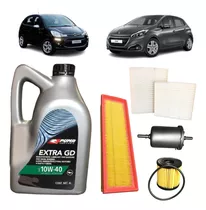 Kit Service 4 Filtros/aceite 10w40 Peugeot 208/c3  1.5 8v