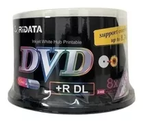 10 Dvd+r Dual Layer Ridata Printable Ritek Xbox 3.0