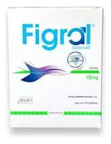 Figral Sildenafil 100 Mg C/20 Tabletas Mavi