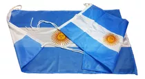 Bandera Argentina 45 X 70cm Sol Oficial Refuerzo Y Sogas