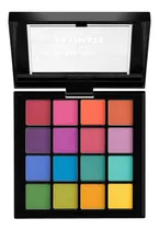 Paleta Ultimate | Shadow Palette | Nyx Pr. Makeup | 16 Tonos Color De La Sombra Variado