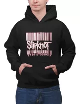 Poleron Unisex Super Slipknot Rock Metal Codigo Estampado Algodon