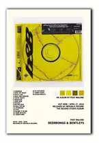 Cuadros Decorativos Post Malone Álbum Music Tracklist