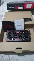 Placa De Vídeo Amd Powercolor Radeon Rx580, 8gb Gdd5, Red De