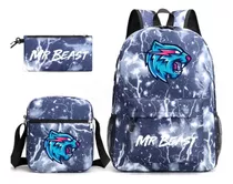 Mr Beast Bolso De Hombro Bolsa For Lápices Set De 3