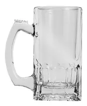 Tarro Para Cerveza Clásica De Cristal 1 Litro 6pzs - Crisa Color Transparente