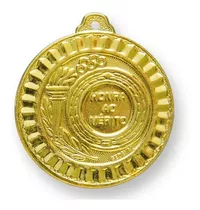 Medalha Esportiva 55mm 10 Peças Com Fita - Ouro/prata/bronze