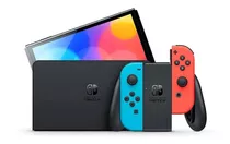 Nintendo Switch Oled 64gb Standard Color  Rojo Neón Color Rojo Neón/azul Neón/negro