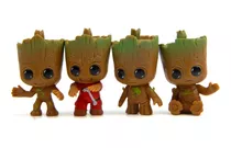 Set 4 Figuritas De Groot / I Am Groot / Figuras De Acción