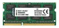 Memória Notebook Kingston 4gb Ddr3 1333mhz 10600s Kvr1333d3