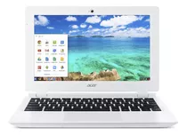 Notebook Chromebook Acer 11,6  Cb3 Branco Celeron 2gb Ram