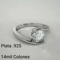 Anillo De Compromiso Plata .925