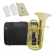 Tuba Bombardino Euphonium New York Ep-340 Laqueado Bb E Case