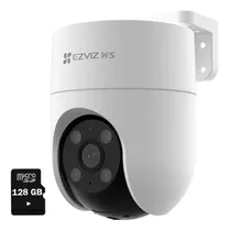 Cámara Seguridad Wifi Ezviz H8c 4mp 360° Exterior + Sd 128gb