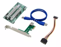 (2 #mold) Express Para Placa Adaptadora Pcie X1 Para Roteado