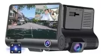 Video Camara Dvr Para Carro 3 Lentes Frontal Reversa Interno