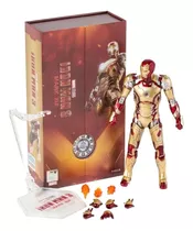 Boneco Iron Man Mark 42 Xlii Tony Stark Homem Ferro
