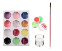 Polvo Acrílico Para Uñas De Colores Sistema Manicure
