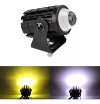 1 Luz Foco Barra Led Auxiliar Bicolor Para Motos Autos 4x4