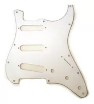 Pickguard Stratocaster Sss Blanco Ds Pickups Ds A21