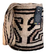 Mochila Arhuaca Diseño Único Pelo De Chivo